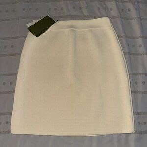 Gucci Cream Women's Wool Skirt